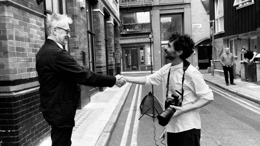 Behind the scene with Wim Wenders