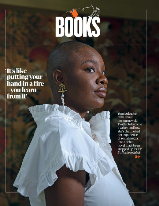 Yomi Adegoke photographed for the Guardian Saturday Magazine